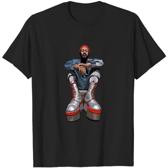 Marvin's Platform Boots - Marvin Gaye - T-Shirt