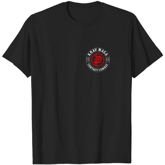 Old School Krav Maga Hebrew Symbol Logo T-Shirt Women & Men T-Shirt