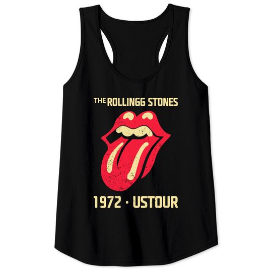 Vintage Rolling Stones US 1972 Tour Tank Tops
