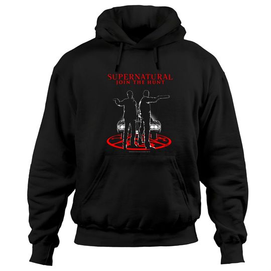 Supernatural Brothers Silhouettes Logo Pullover Hoodie