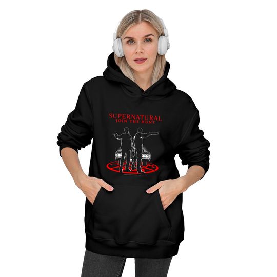 Supernatural Brothers Silhouettes Logo Pullover Hoodie