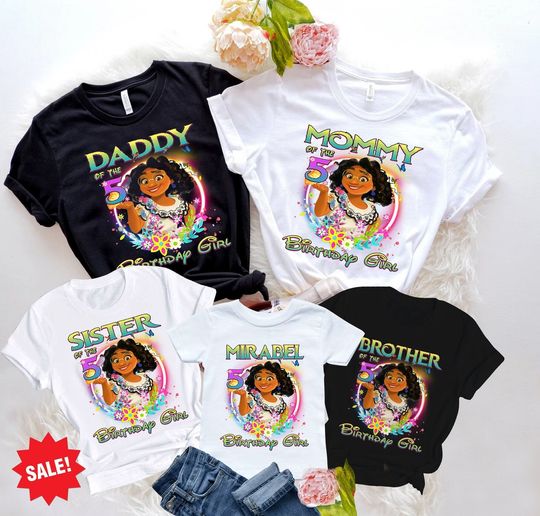 Personalized Encanto Birthday Girrl Shirt, Dissney Matching Family Shirt, Encanto birthday party