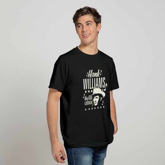Hank Williams Men's Good Lookin' Portrait T-Shirt