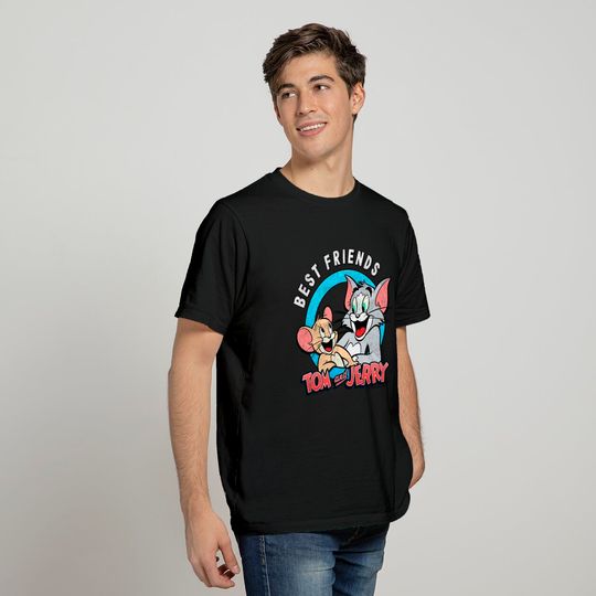 Tom And Jerry T-Shirt Best Friends Portrait
