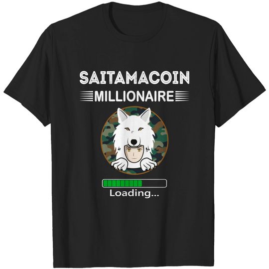 Saitama Coin The Millionaire Loading Token Coin Saitama Inu T-Shirt