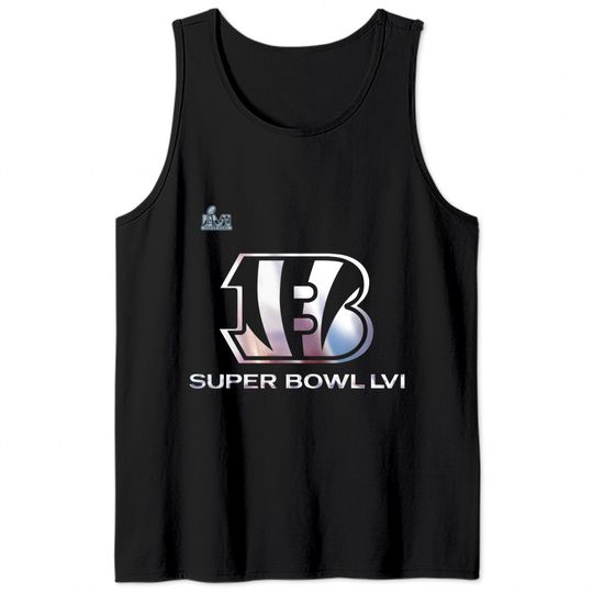 Cincinnati Bengals Super Bowl LVI Bound Shimmer Tank Tops