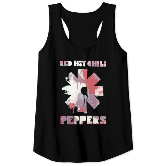 Red Hot Chili Peppers Men's Paint Tank Tops