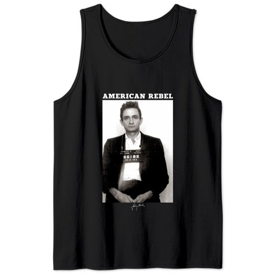 Johnny Cash Official Men's Mug Shot Tank Tops