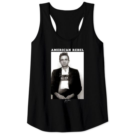 Johnny Cash Official Men's Mug Shot Tank Tops