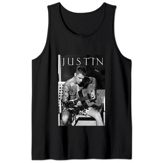 Justin Bieber Vintage Printed Graphic Tank Tops