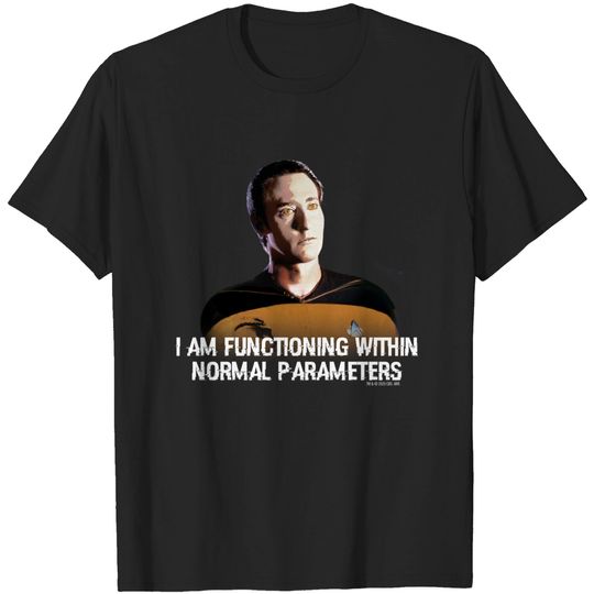 Star Trek: The Next Generation Data Parameters T-Shirt