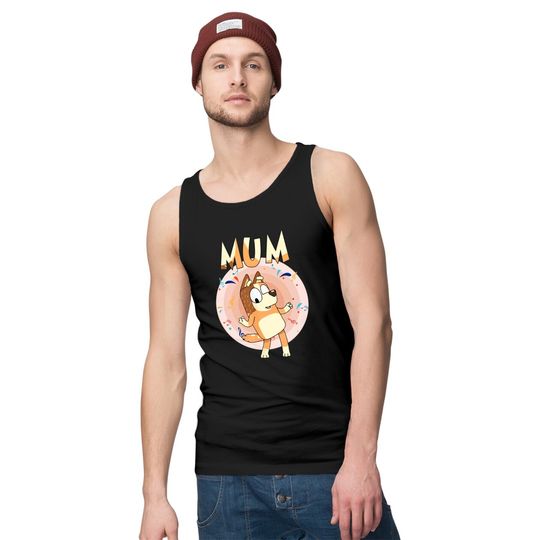 BlueyDad Mom Tank Tops