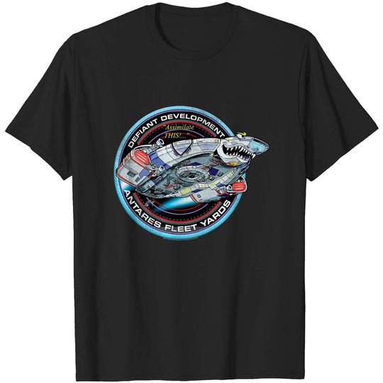 Star Trek DS9 Defiant Development Patch T-Shirt