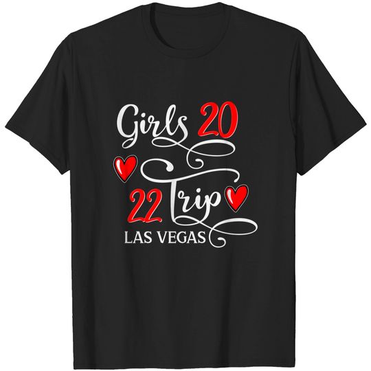 Girls Trip 2022 Las Vegas Vacation Beach Group Matching T-Shirt