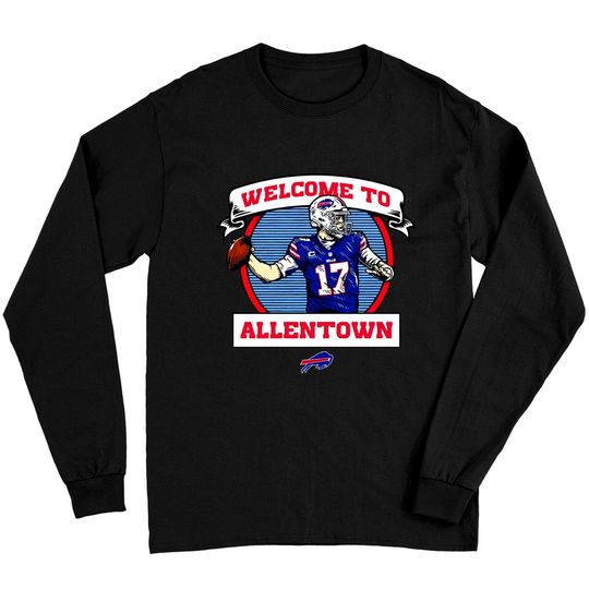 Josh Allen Buffalo Bills Welcome to Allentown Long Sleeves