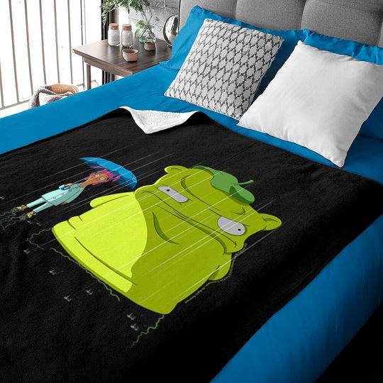 Discover Bob's Burgers Louise & Kuchi Kopi Rain Portrait Baby Blankets