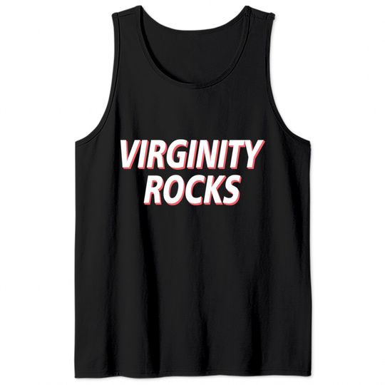 Virginity Rocks Heather - Virginity Rocks - Tank Tops