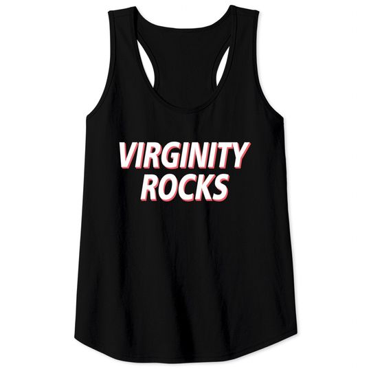 Virginity Rocks Heather - Virginity Rocks - Tank Tops