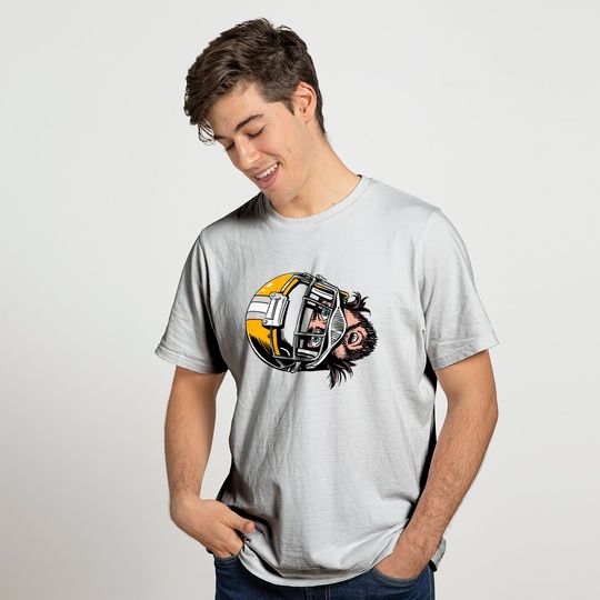 Aaron Rodgers Face Green Bay Packers T-Shirt