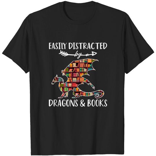 Wings Of Fire T-Shirt Easily Distracted By Dragon