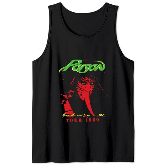 Poison Tour 1989 Tank Tops
