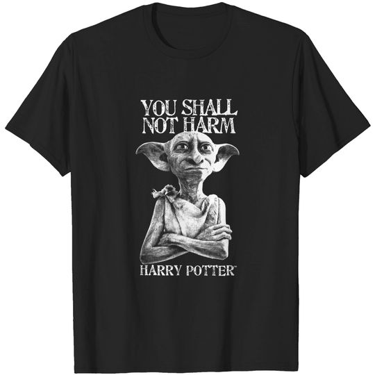 Dobby Shall Not Harm Mens Black Harry Potter T-Shirt