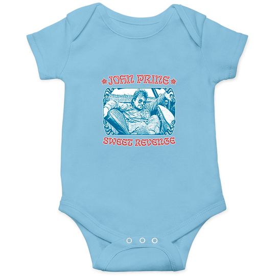 John Prine \/\/\/\ Retro 70s Style Fan Art Design - John Prine - Onesie