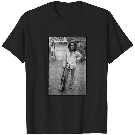 Bob Marley David Burnett Guitar Photo T-Shirt