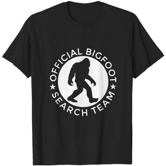  Bigfoot Search Team - Funny Sasquatch Cryptid Yeti T-Shirt