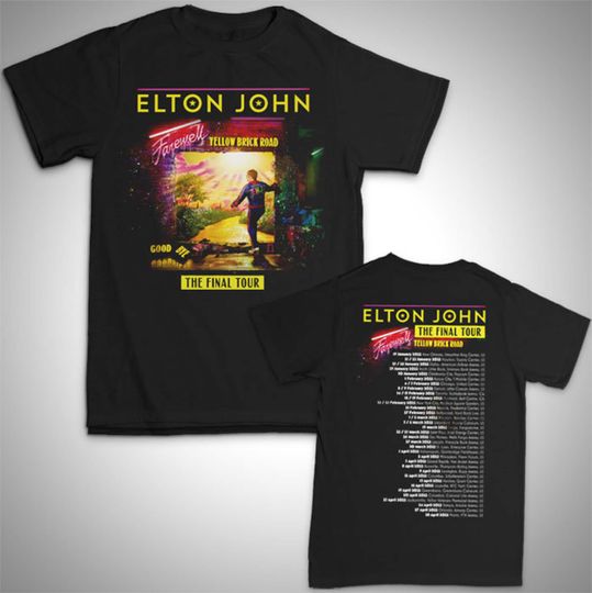 ELTON JOHN T shirt Farewell Tour 2025 T-Shirt