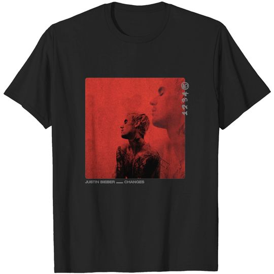 Justin Bieber Red Cover T-Shirt