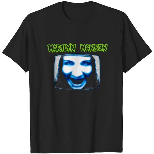 Marilyn Manson TV with Logo T-Shirt