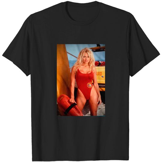Baywatch 90s Beach Drama Series Pamela Anderson Adult T-Shirt Tee