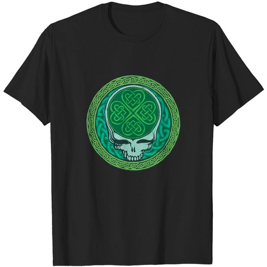 Grateful Dead Celtic Shamrock SYF Poly-Cotton T-Shirt