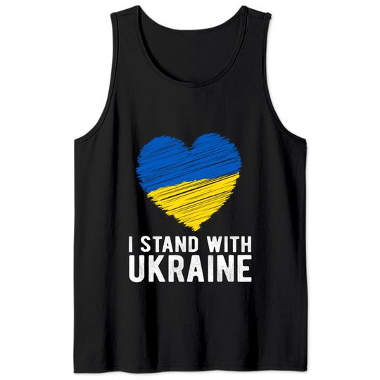 I Stand With Ukraine Tank Tops