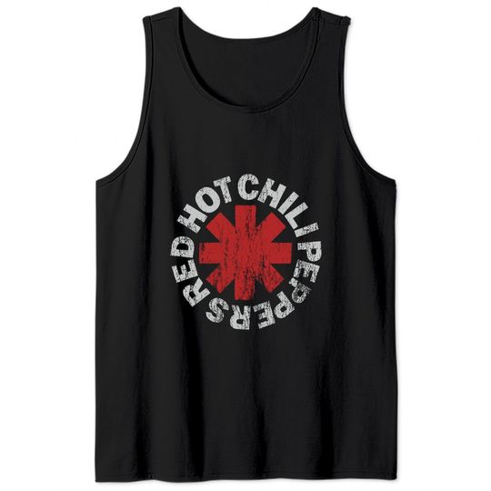 Red Hot Chili Peppers Distressed Men's Tank Tops