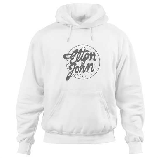 Elton John  Vintage Logo Pullover Hoodie
