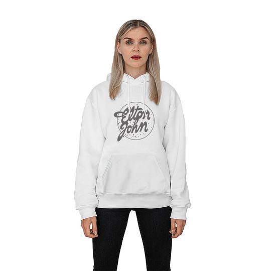 Elton John  Vintage Logo Pullover Hoodie
