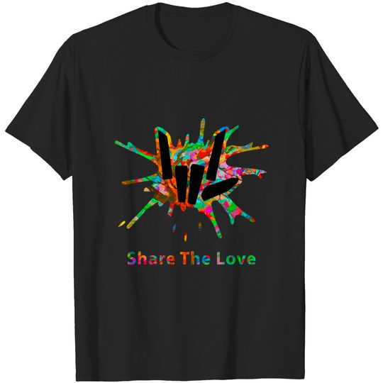 Share The Love Logo T-Shirt Share Love Cute For Kids And Youth