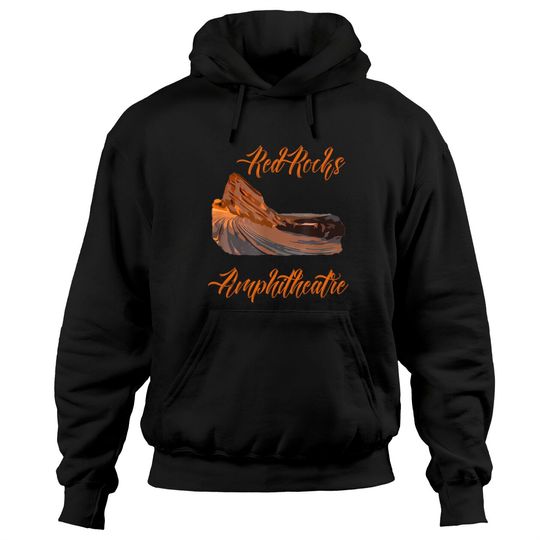 Discover Red Rocks Amphitheatre Amphitheater Colorado Hoodies