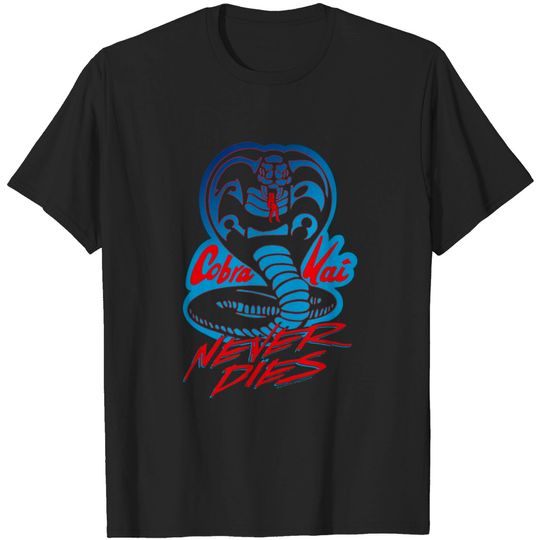 Cobra Kai Never Dies Cobra Logo T-Shirt
