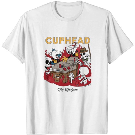 Cuphead A Run On Run Game Of Craps T-Shirt