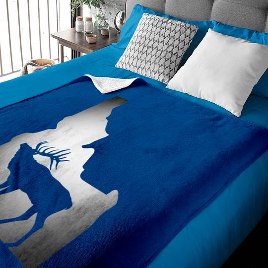 Idaho Elk Hunting Baby Blanket