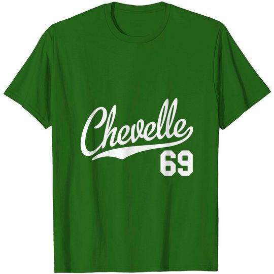 Chevelle 69 Script Tail Shirt 1969 Classic Muscle T Shirt