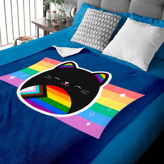 Pride Cat - Squishmallows - Baby Blankets