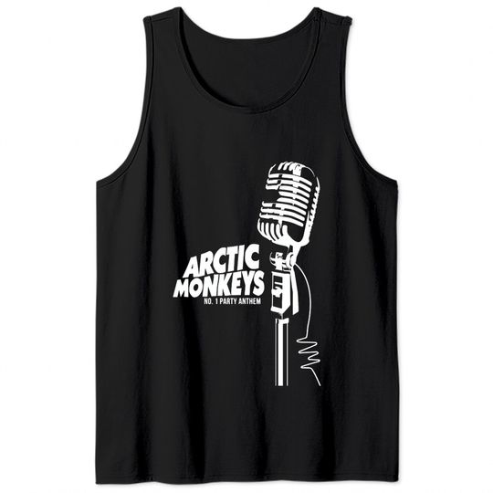 Arctic Monkeys Microphone - Arctic Monkeys Merch - Tank Tops