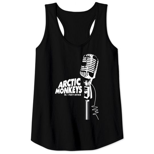 Arctic Monkeys Microphone - Arctic Monkeys Merch - Tank Tops