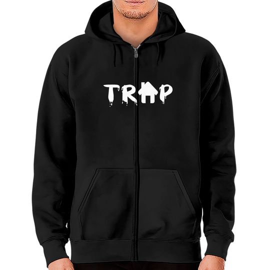 Trap House EDM Rave Festival Costume Outfit Dance Zip Hoodies