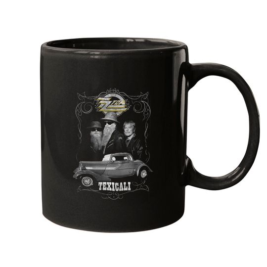 ZZ Top Texicali Rock Vintage Hot Rod Graphic Mugs