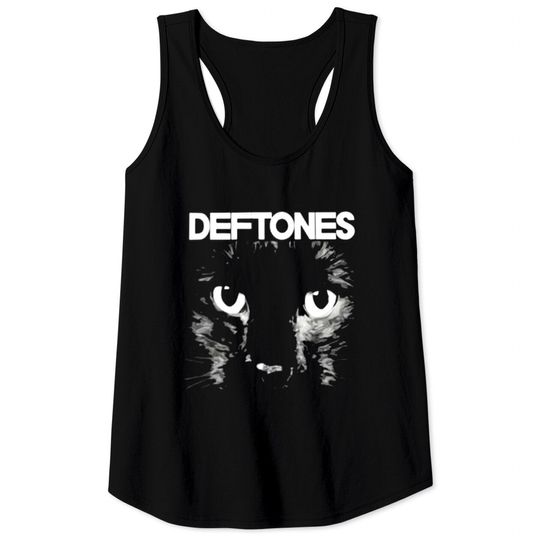 Deftone Adrenaline Cat Design Pure Cotton Breathable Tank Tops